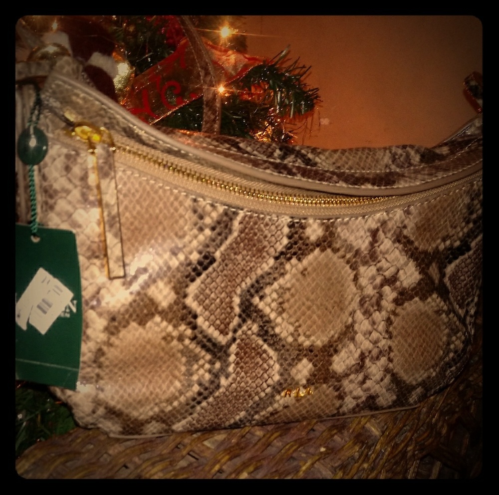 Ralph Lauren python purse